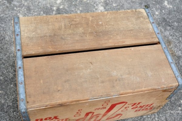 画像15: dp-250701-08 7 Up / 1960's-1970's Wood Crate Box