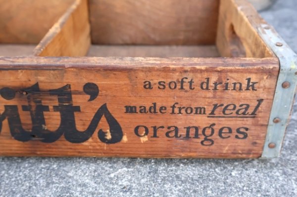 画像3: dp-250701-09 Nesbitt's Oranges / 1950's Wood Crate Box