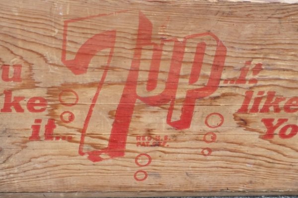 画像5: dp-250701-08 7 Up / 1960's-1970's Wood Crate Box