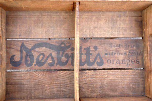 画像10: dp-250701-09 Nesbitt's Oranges / 1950's Wood Crate Box