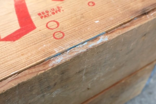 画像17: dp-250701-08 7 Up / 1960's-1970's Wood Crate Box