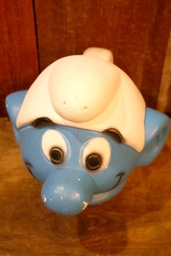 画像2: ct-251105-02 Smurf / H-G TOYS 1980's Plastic Watering Can