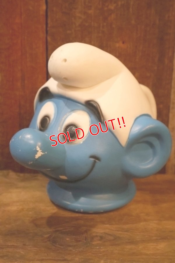 画像1: ct-251105-02 Smurf / H-G TOYS 1980's Plastic Watering Can