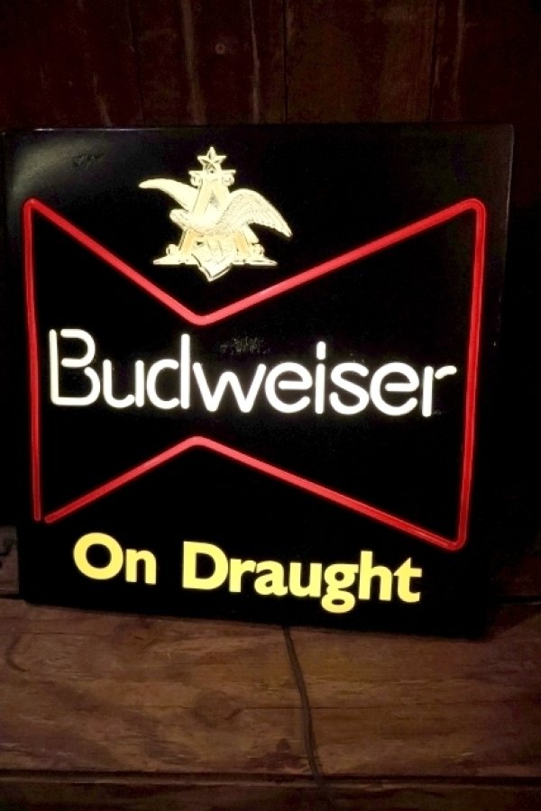 画像1: dp-251008-15 Budweiser 1980's-1990's Bar Display Lighted Sign