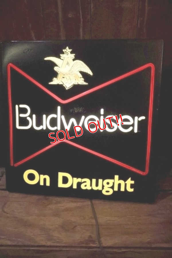 画像1: dp-251008-15 Budweiser 1980's-1990's Bar Display Lighted Sign