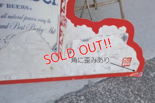 画像7: dp-251008-17 Budweiser 1990's Metal Sign