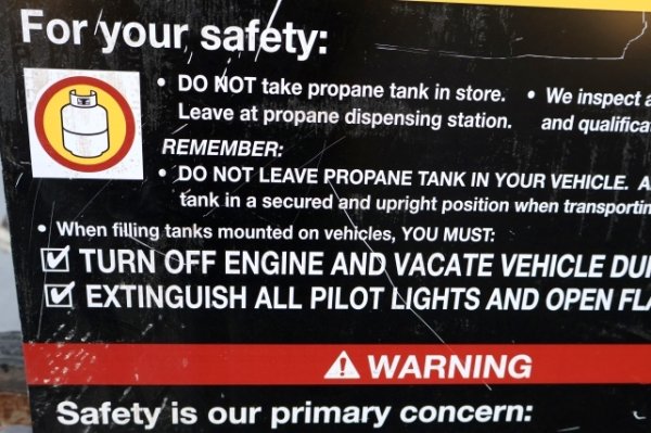 画像6: dp-251008-43 U-HAUL 2014 PROPANE STATION SIGN