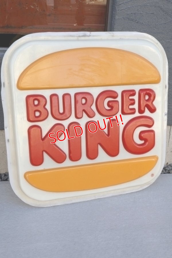 画像1: dp-251008-09 【※店頭ピックのみ】BURGER KING 1990's Store Sign