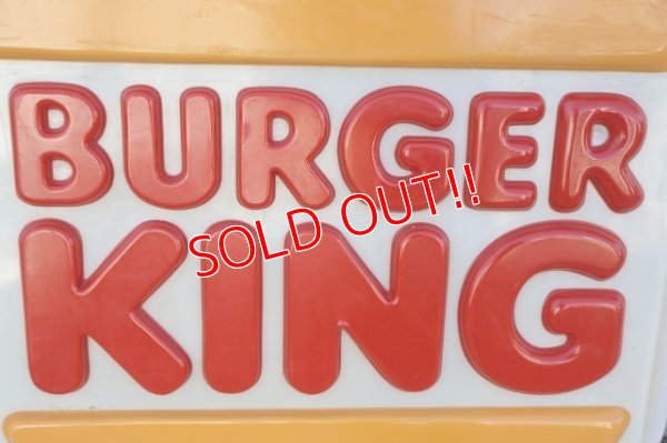 画像4: dp-251008-09 【※店頭ピックのみ】BURGER KING 1990's Store Sign
