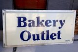dp-240508-67 【※店頭ピックのみ】Bakery Outlet 1990's-2000's Store Sign
