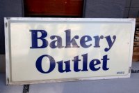 dp-240508-67 【※店頭ピックのみ】Bakery Outlet 1990's-2000's Store Sign