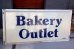 画像1: dp-240508-67 【※店頭ピックのみ】Bakery Outlet 1990's-2000's Store Sign (1)