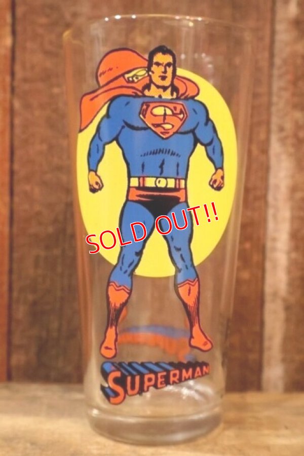 画像1: gs-251105-01 SUPERMAN / PEPSI 1976 Collector Series Glass