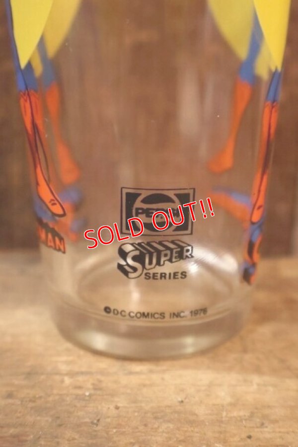画像4: gs-251105-01 SUPERMAN / PEPSI 1976 Collector Series Glass