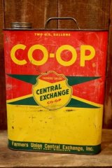 dp-250618-28 CO-OP FARMERS UNION CENTRAL EXCHAGE OIL 2 U.S. Gallons Can
