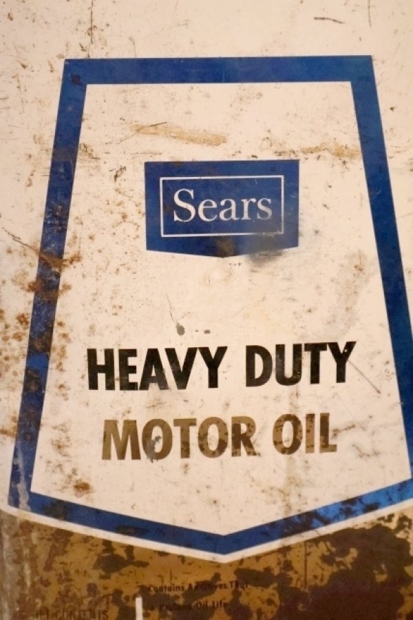画像2: dp-250618-28 Sears HEAVY DUTY MOTOR OIL 2 1/2 U.S. GALLONS CAN
