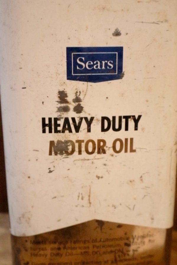 画像7: dp-250618-28 Sears HEAVY DUTY MOTOR OIL 2 1/2 U.S. GALLONS CAN