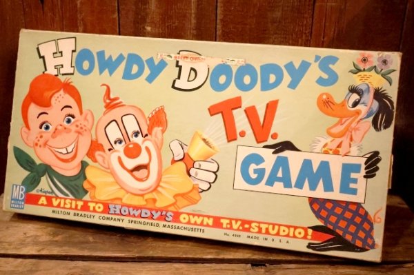 画像1: ct-251105-44 1952 MILTON BRADLEY COMPANY / HOWDY DOODY'S T.V. GAME 