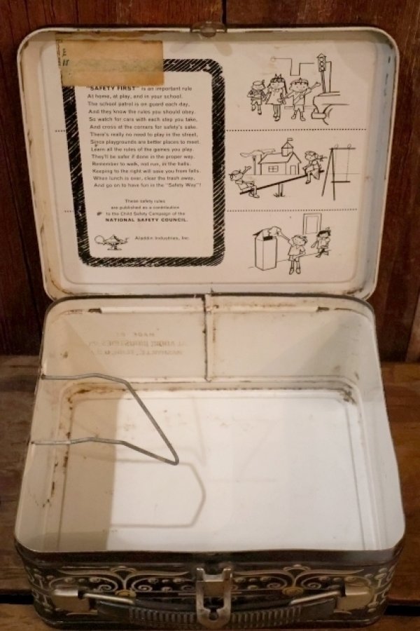 画像18: ct-251105-19 The Mask of Zorro / ALADDIN 1958 Metal Lunch Box w/ Bottle