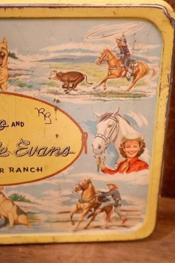 画像4: ct-251105-20 Roy Rogers and Dale Evans / THE AMERICAN THERMOS BOTTLE CO. 1953 Metal Lunch Box