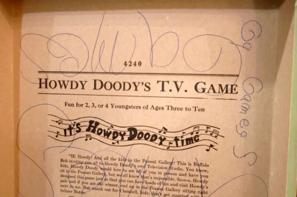 画像22: ct-251105-44 1952 MILTON BRADLEY COMPANY / HOWDY DOODY'S T.V. GAME 