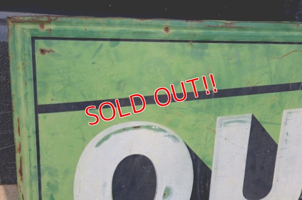 画像2: dp-251008-20 【※店頭ピックのみ】QUAKER STATE MOTOR OIL 1940's-1950's METAL SIGN