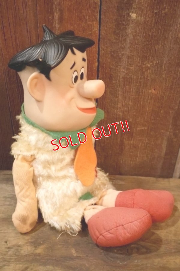 画像5: ct-251105-12 Fred Flintstone / Knickerbocker 1960's Push Button Marionette Doll