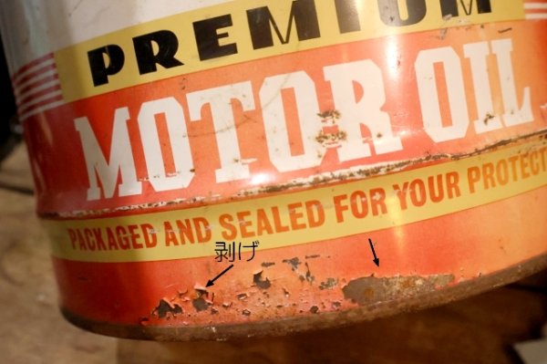 画像7: dp-251008-87 IMPERIAL Refineries 1960's FIVE U.S. GALLONS MOTOR OIL CAN