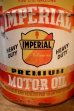 画像2: dp-251008-87 IMPERIAL Refineries 1960's FIVE U.S. GALLONS MOTOR OIL CAN (2)