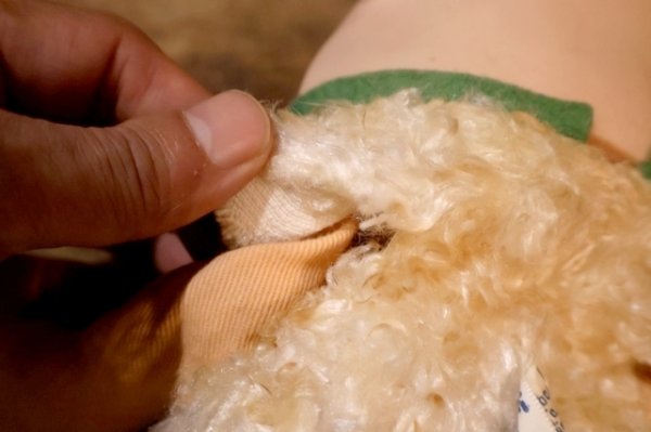 画像15: ct-251105-12 Fred Flintstone / Knickerbocker 1960's Push Button Marionette Doll