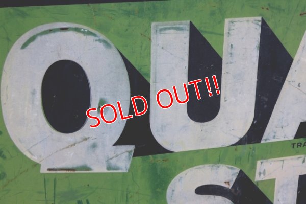 画像3: dp-251008-20 【※店頭ピックのみ】QUAKER STATE MOTOR OIL 1940's-1950's METAL SIGN