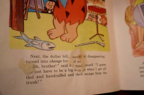 画像9: ct-251105-17 FRED FLINTSTONE The Magician / Peter Pan 1974 Book and Record