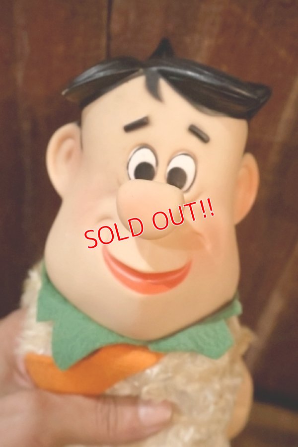 画像3: ct-251105-12 Fred Flintstone / Knickerbocker 1960's Push Button Marionette Doll