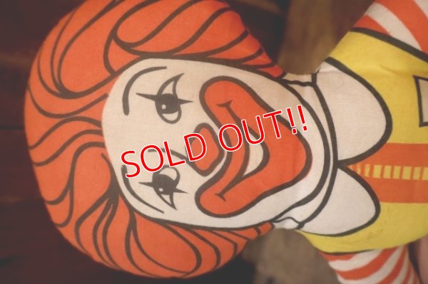 画像2: ct-251105-65 McDonald's / Ronald McDonald 1970's Pillow Doll