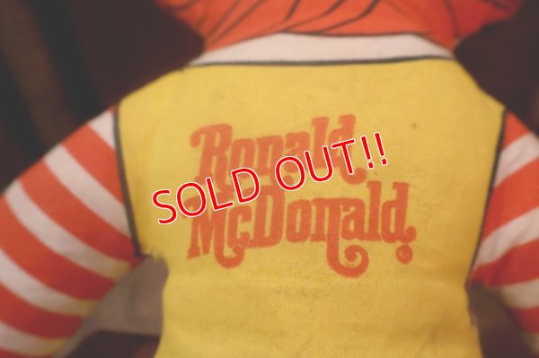 画像10: ct-251105-65 McDonald's / Ronald McDonald 1970's Pillow Doll