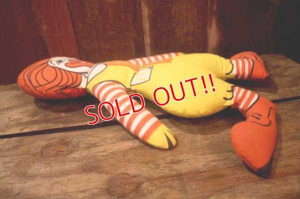 画像8: ct-251105-65 McDonald's / Ronald McDonald 1970's Pillow Doll
