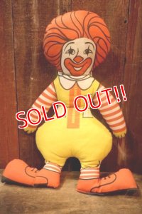 ct-251105-65 McDonald's / Ronald McDonald 1970's Pillow Doll