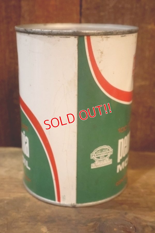 画像4: dp-251008-78 Wm. Penn MOTOR OIL One U.S. Quart Can