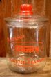 画像1: dp-251008-30 TOM'S TOASTED PEANUTS 1940's-1950's GLASS JAR (1)