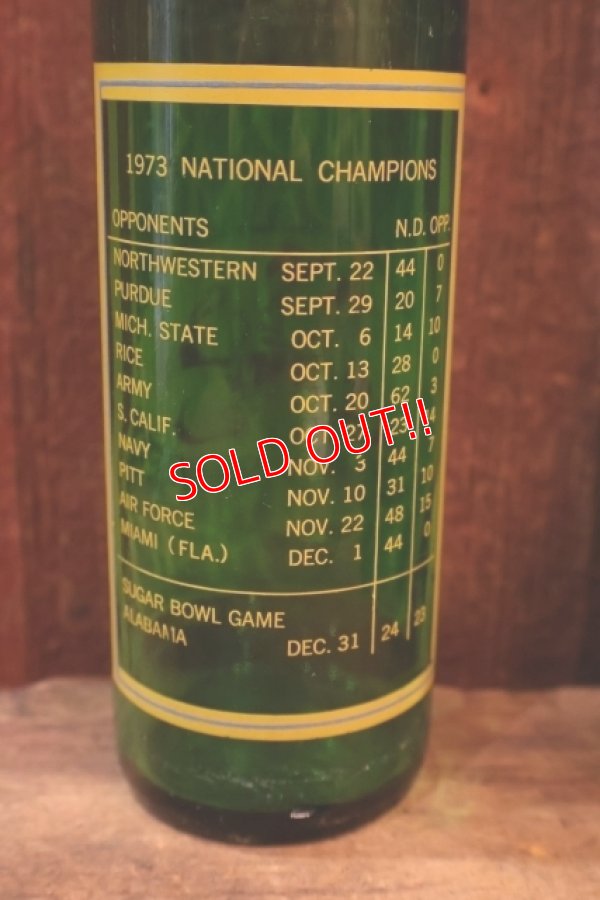 画像4: dp-251201-08 7 Up / the NOTRE DAME Fighting Irish 1970's Bottle