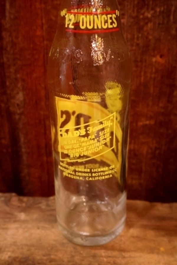 画像4: dp-251201-05 DAD'S ROOT BEER 1960's "12 OUNCE JUNIOR" Bottle