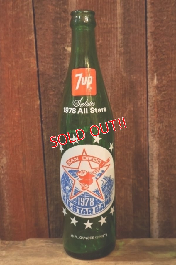 画像1: dp-251201-09 7 Up / 1978 MLB ALL STAR 16 FL.OZ Bottle