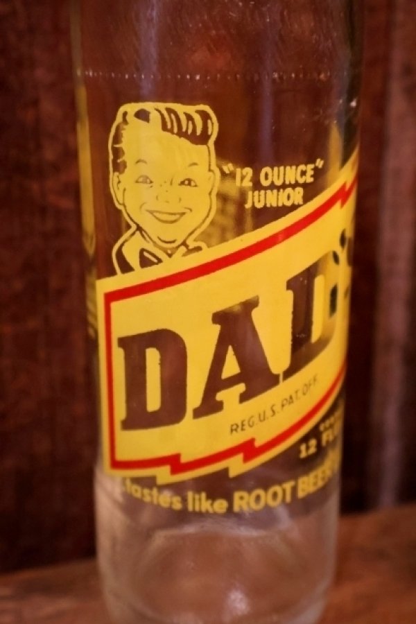 画像2: dp-251201-05 DAD'S ROOT BEER 1960's "12 OUNCE JUNIOR" Bottle