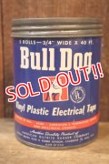 dp-251201-17 AMERICAN BILTRITE RUBBER COMPANY / 1950's Bull Dog Vinyl Plastic Electrical Tape Box