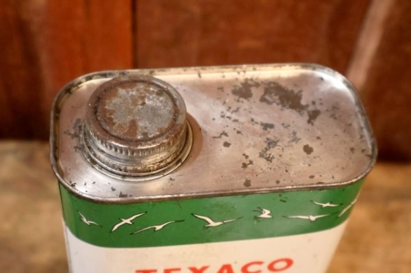 画像7: dp-251201-10 TEXACO 1950's OUTBOARD MOTOR OIL ONE U.S. QUART CAN