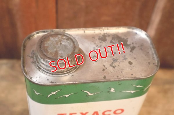 画像7: dp-251201-10 TEXACO 1950's OUTBOARD MOTOR OIL ONE U.S. QUART CAN