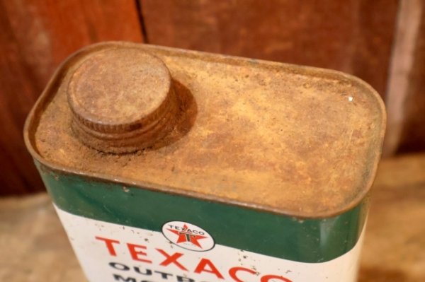 画像6: dp-251201-10 TEXACO 1950's OUTBOARD MOTOR OIL ONE U.S. QUART CAN