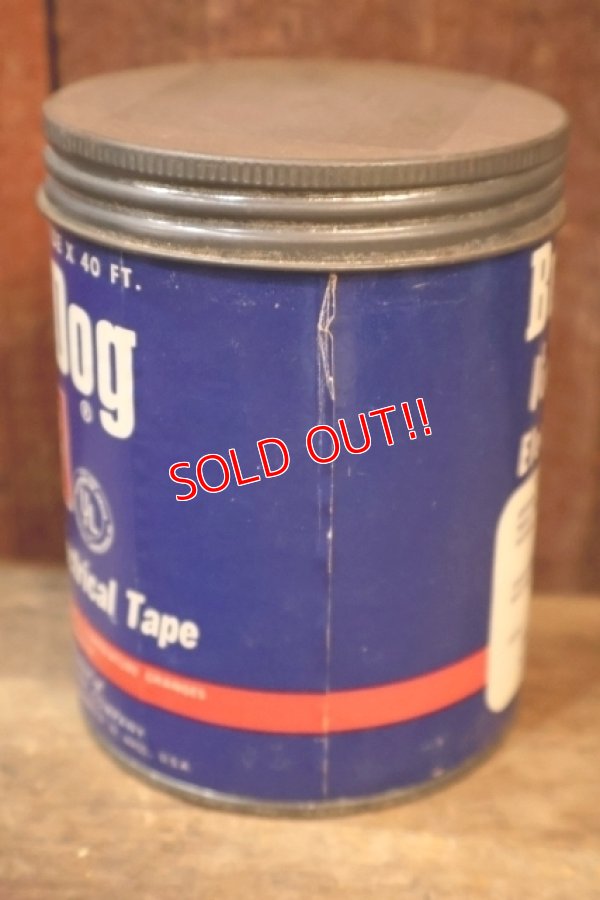 画像4: dp-251201-17 AMERICAN BILTRITE RUBBER COMPANY / 1950's Bull Dog Vinyl Plastic Electrical Tape Box