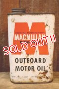 dp-251008-87 MACMILLAN OUTBOARD MOTOR OIL ONE U.S. QUART