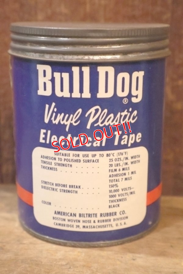画像3: dp-251201-17 AMERICAN BILTRITE RUBBER COMPANY / 1950's Bull Dog Vinyl Plastic Electrical Tape Box